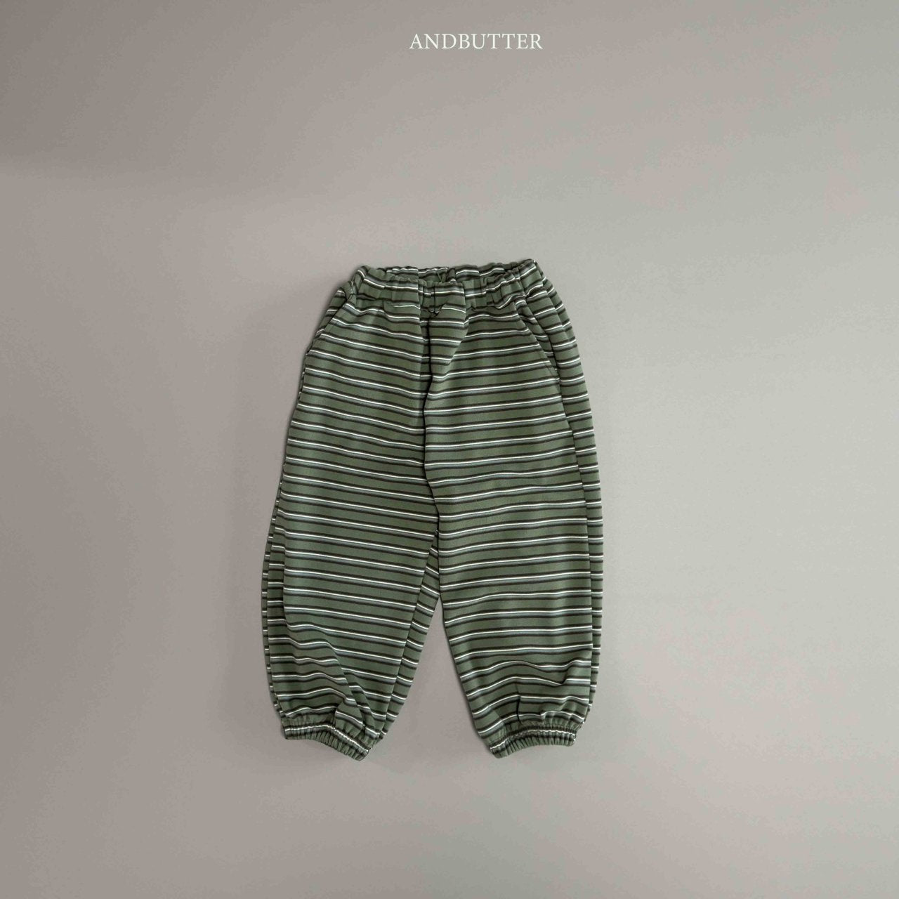 《予約》Mellow Stripe Jogger / andbutter