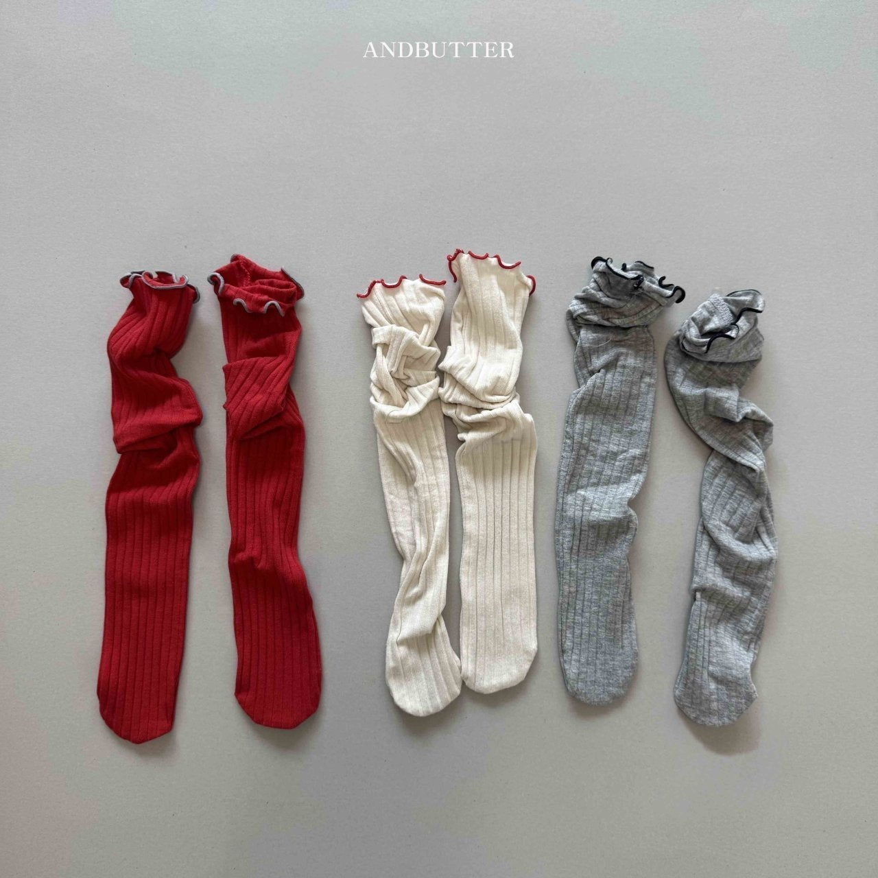 《予約》Spring Socks / ANDBUTTER