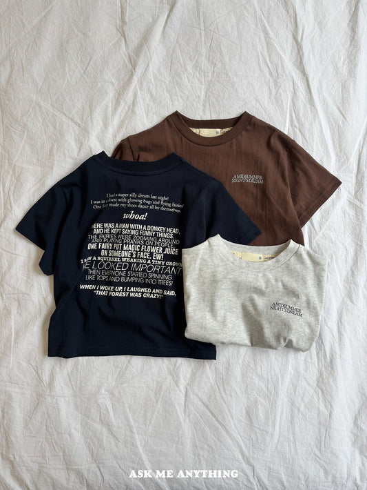 《予約》Midnight T-shirt / ASK ME ANYTHING