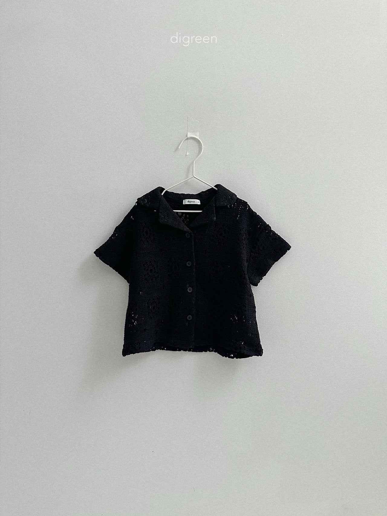 《予約》Crochet Shirt / digreen