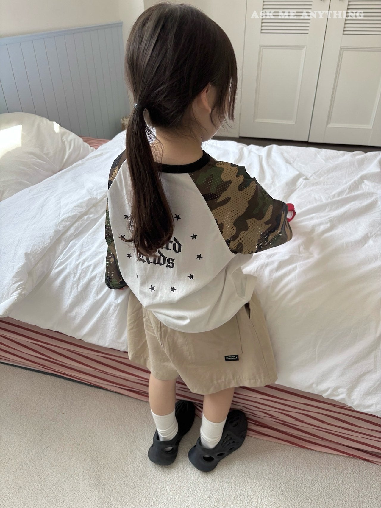《予約》Camo Mesh T-Shirt / ASK ME ANYTHING