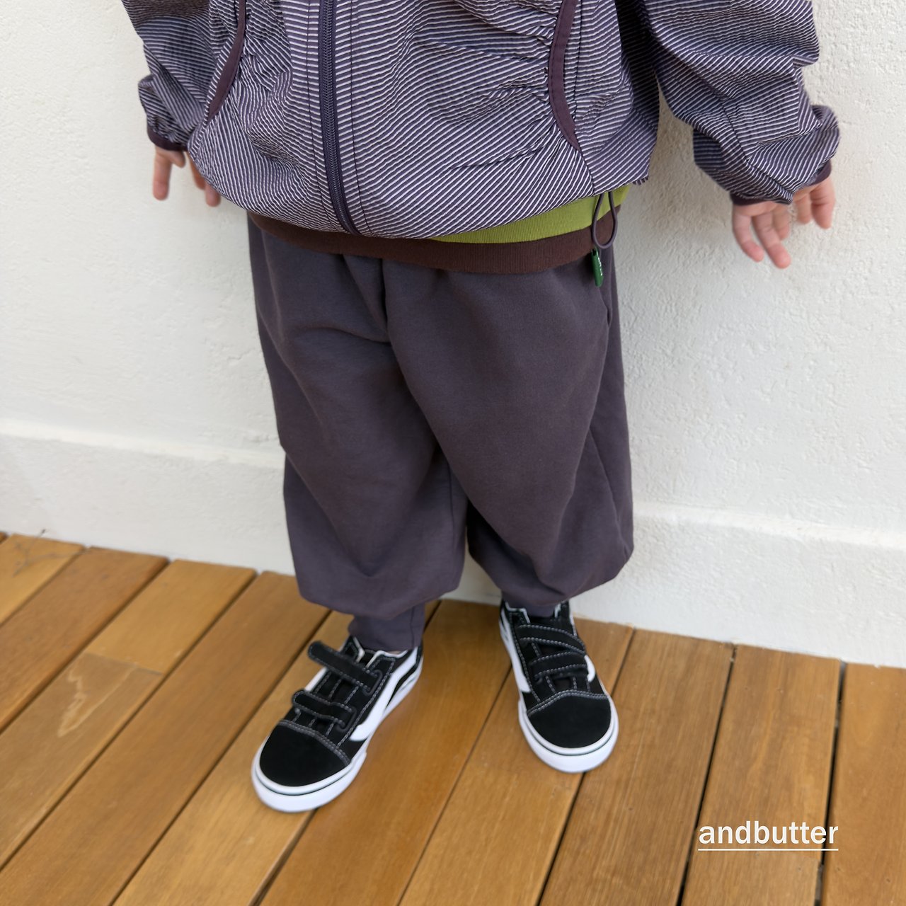《予約》Rib Jogger Pants / ANDBUTTER