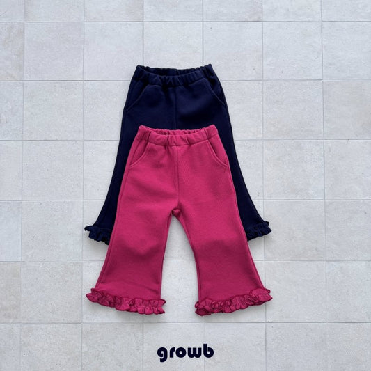 《予約》Siron Frill Rib Pants / GROWB