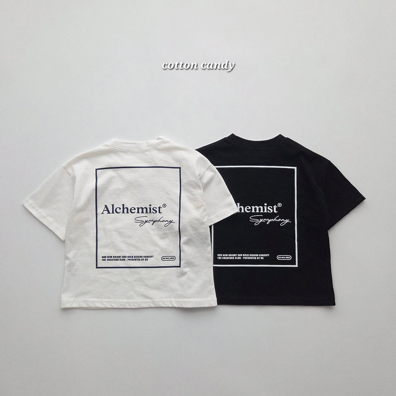 《予約》Square T-shirt / cotton candy