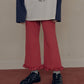 《予約》Siron Frill Rib Pants / GROWB