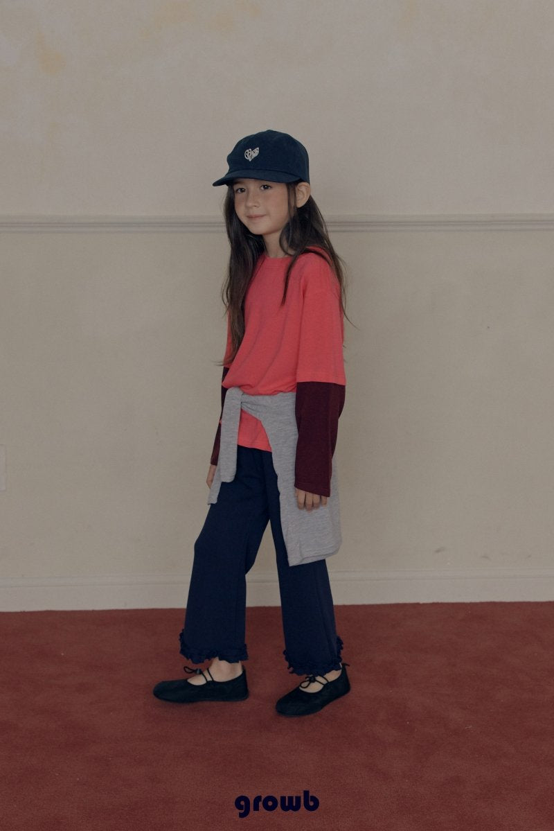 《予約》Siron Frill Rib Pants / GROWB