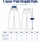 《即納》Classic Wide Straight Pants