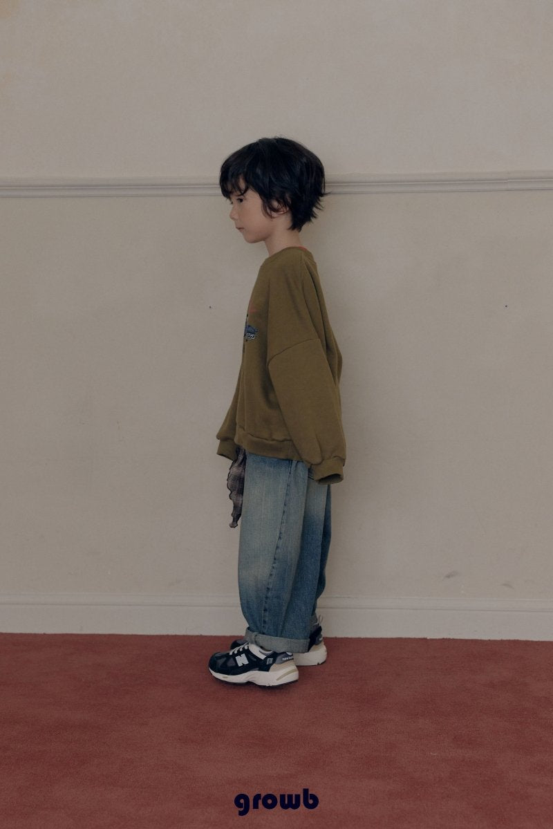 《予約》Curve Denim Pants / GROWB