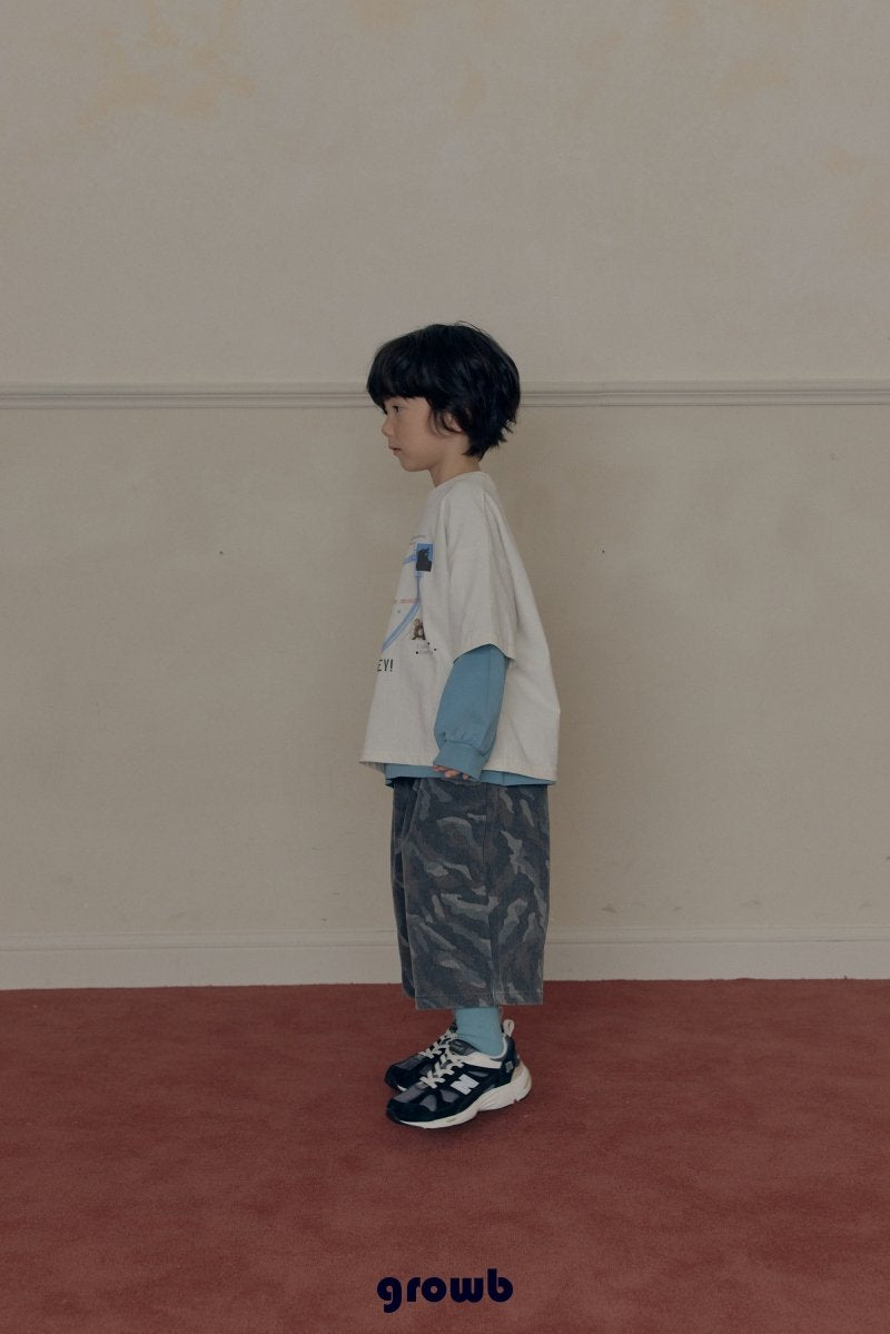 《予約》Falling Bermuda Pants / GROWB