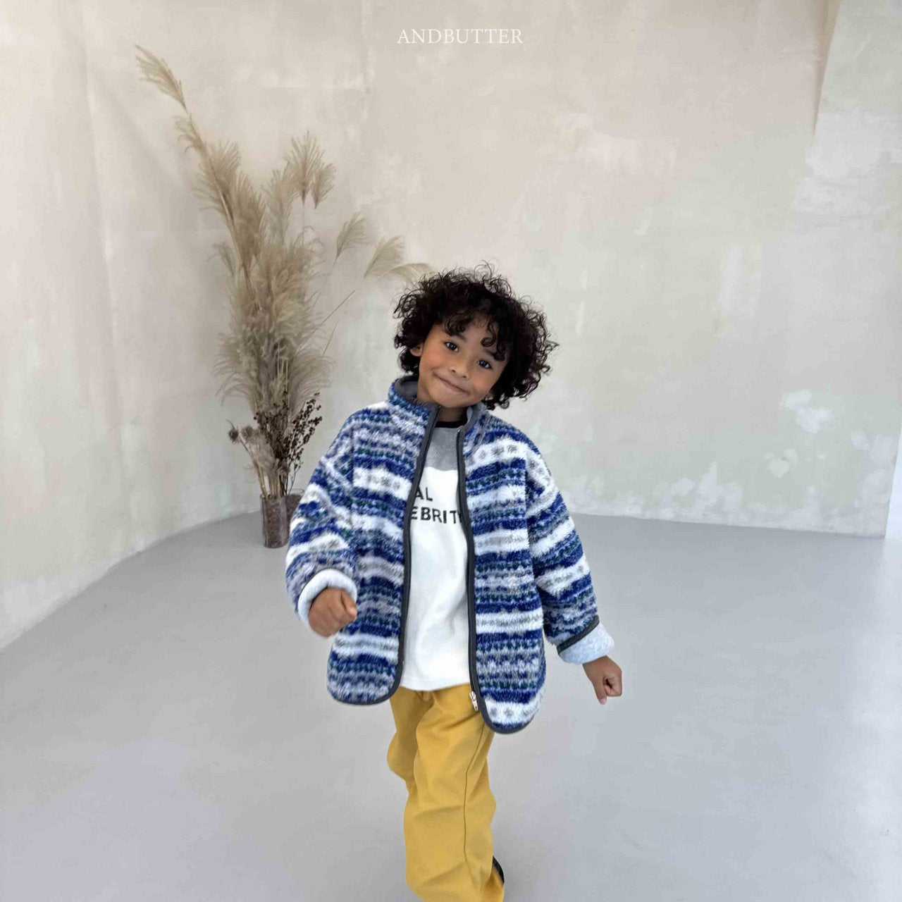 《予約》Nordic Line Jumper / andbutter