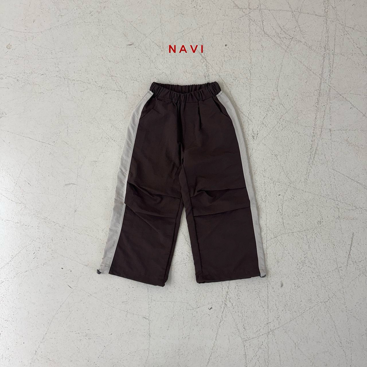 《予約》Anna Color-Block Pants / navi.