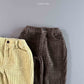 《予約》Puffy Corduroy Pants / andbutter