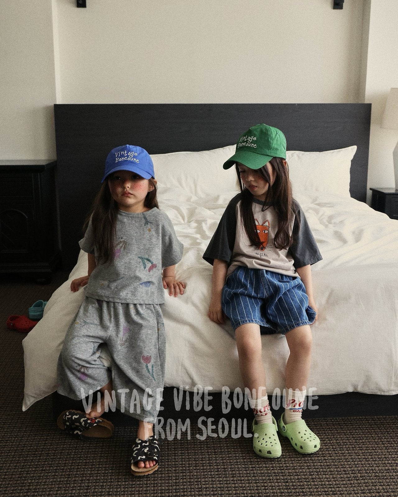 《予約》Flower Terry Croped T-shirt / Boneoune