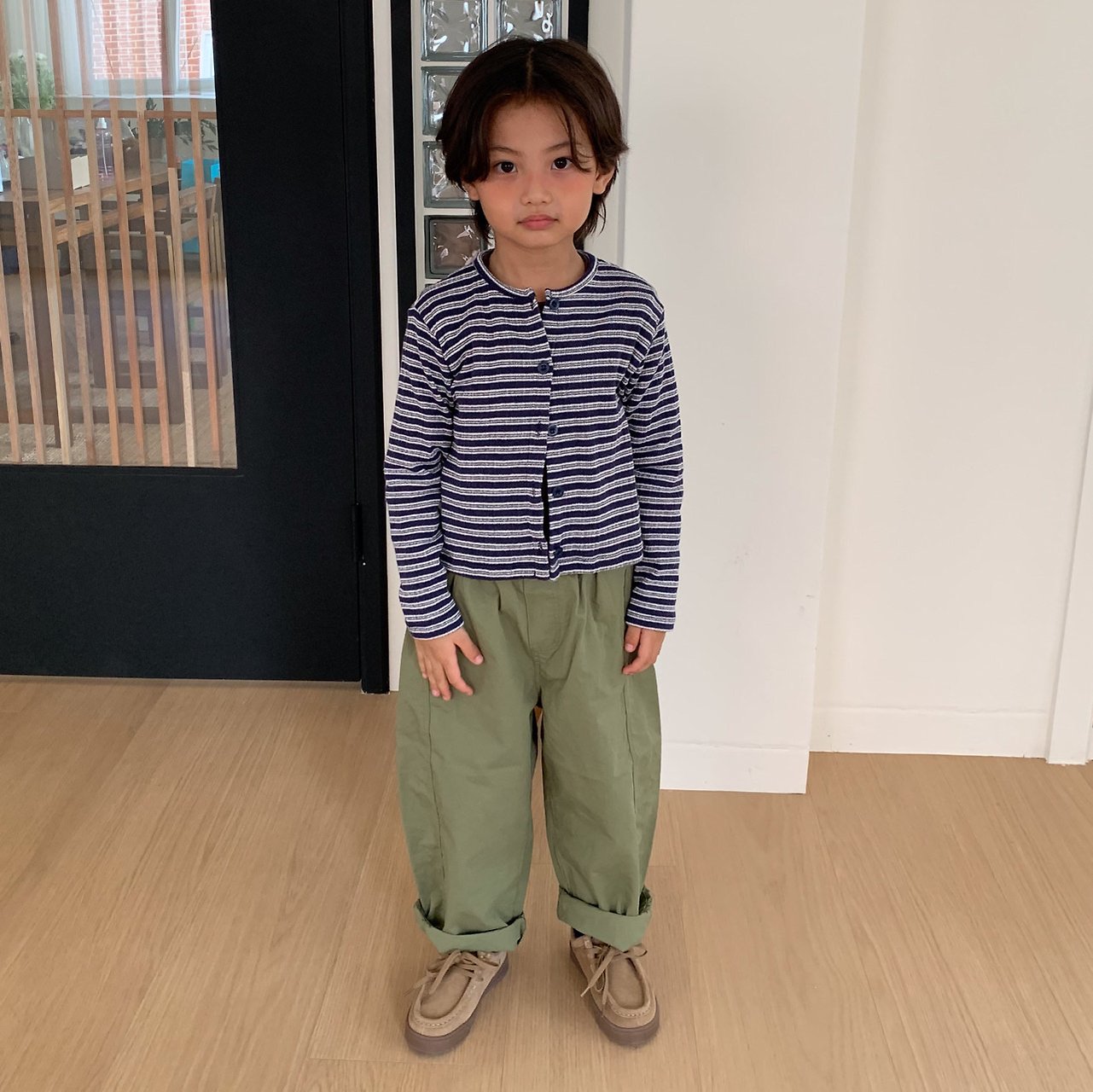 《予約》Stripe Cardigan / Cantuccistudio