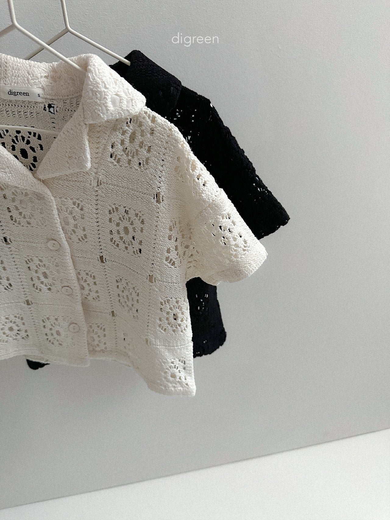 《予約》Crochet Shirt / digreen