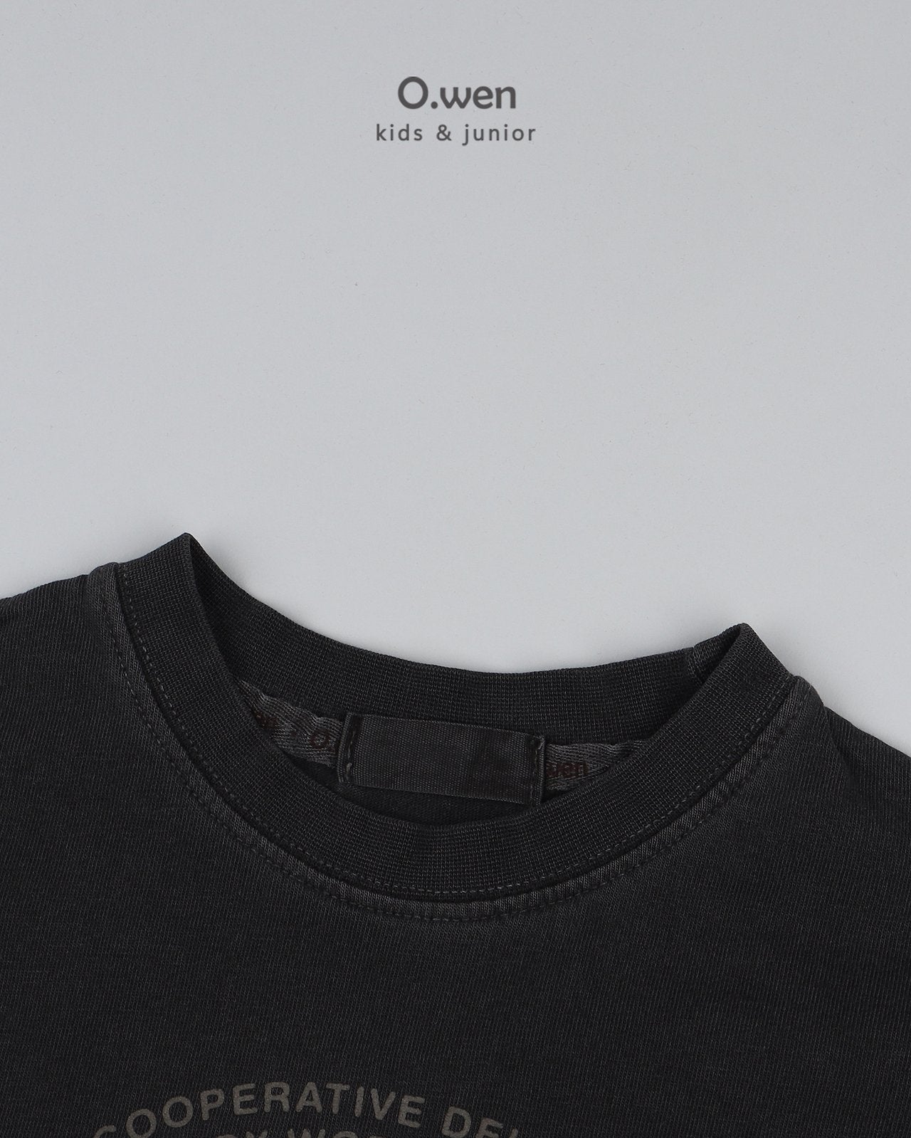 《予約》Slit Pigment Tee / O.wen (adultまで)