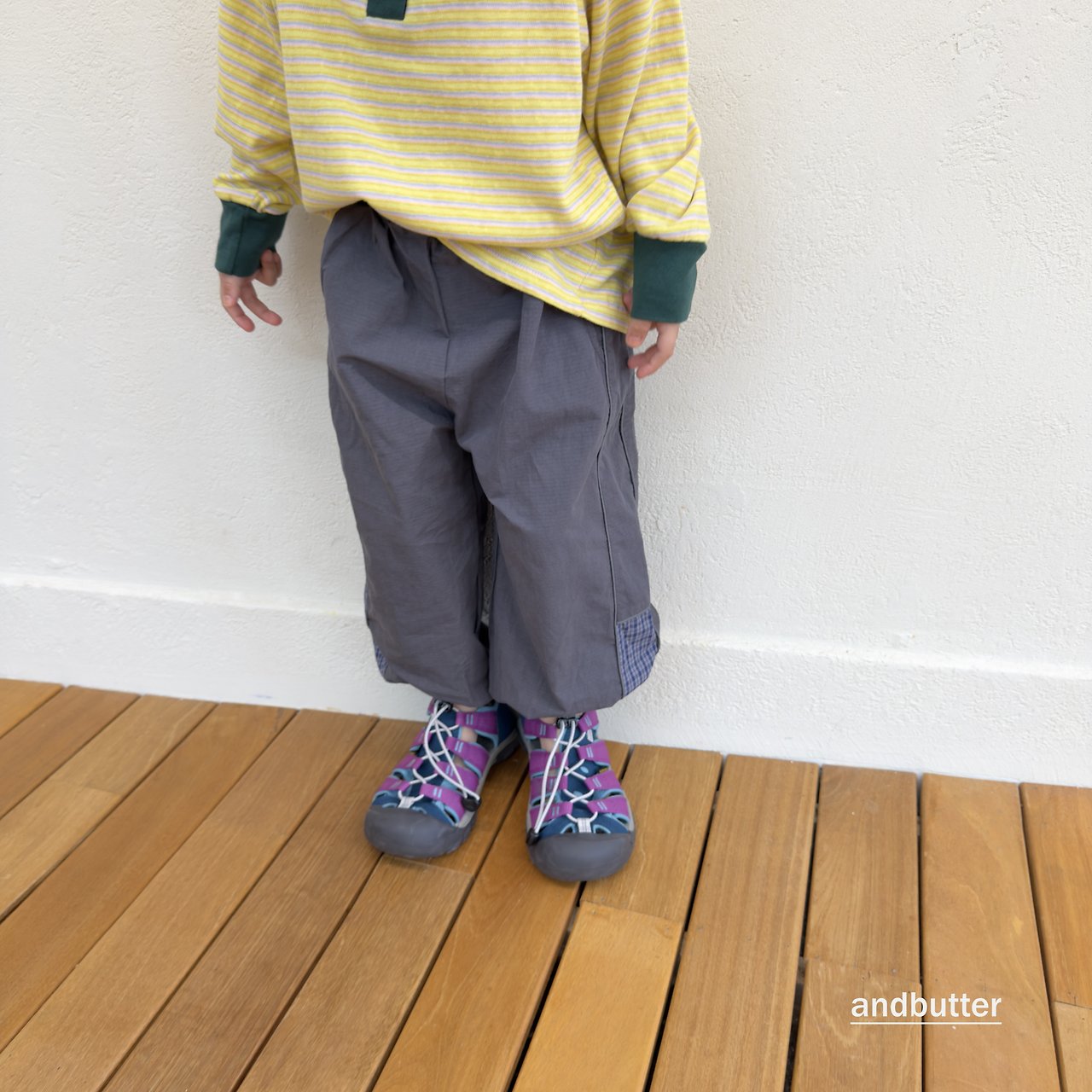 《予約》Side Line Jogger Pants / ANDBUTTER
