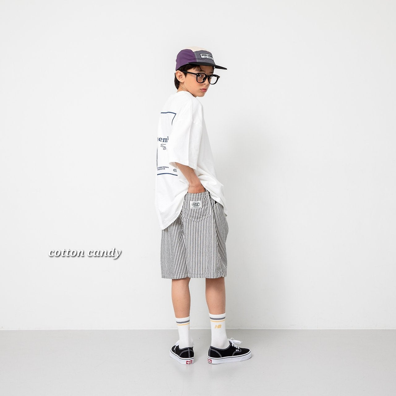 《予約》Square T-shirt / cotton candy