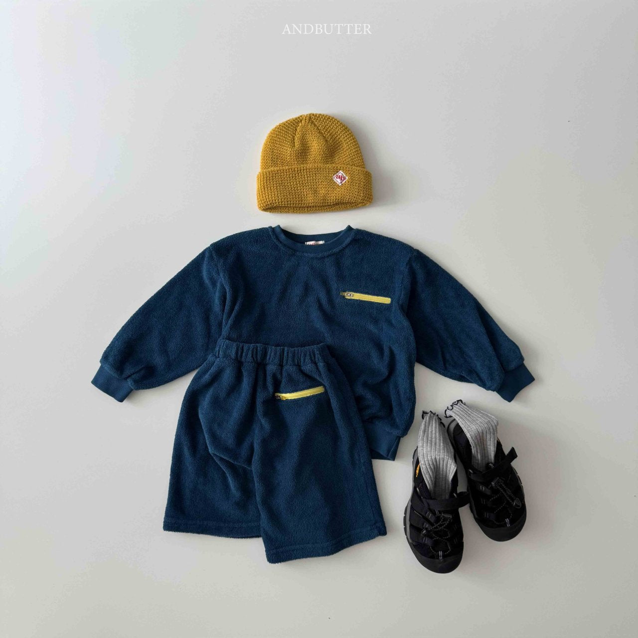 《予約》Soft Terry Bermuda / andbutter