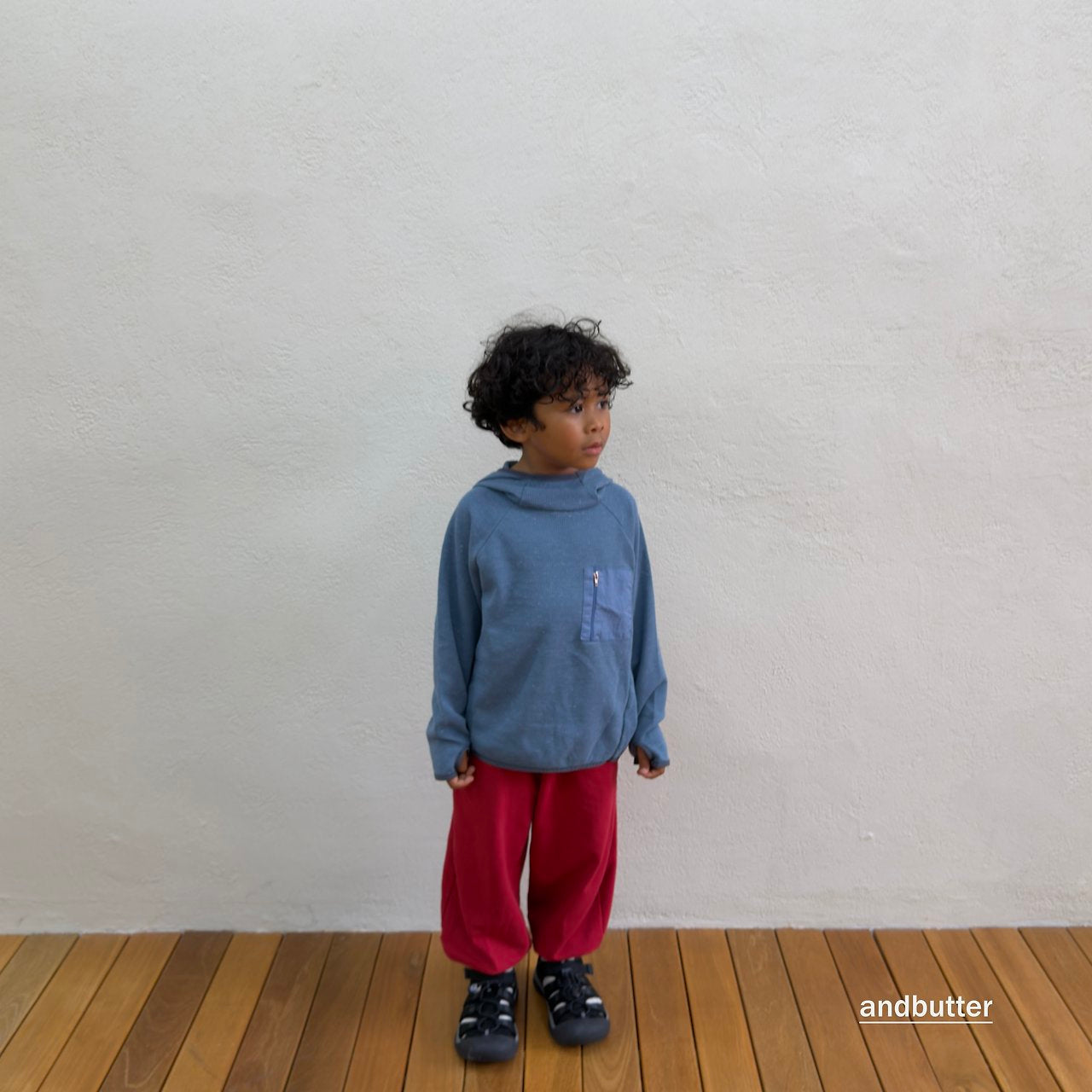 《予約》Rib Jogger Pants / ANDBUTTER