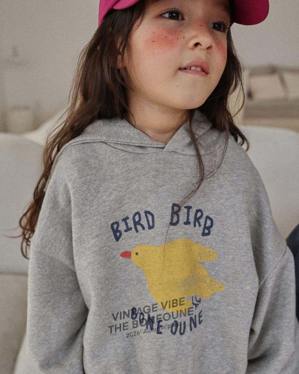 《予約》Bird Crop Hoodie / BONEOUNE