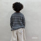 《予約》Heart Pocket Stripe T-Shirt / ANDBUTTER