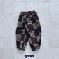 《予約》Patchwork Check Pants / GROWB
