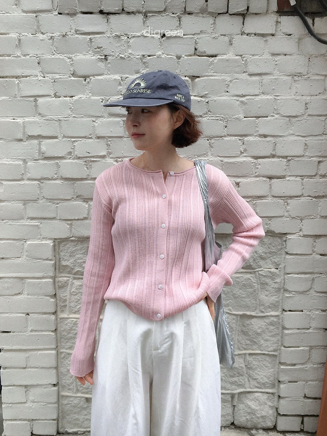《予約》Wiggly Rib Cardigan / digreen (mom)