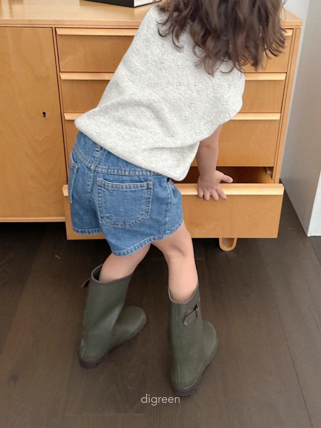 《予約》Veil Short Denim / digreen