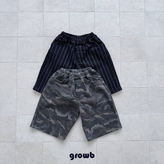 《予約》Falling Bermuda Pants / GROWB