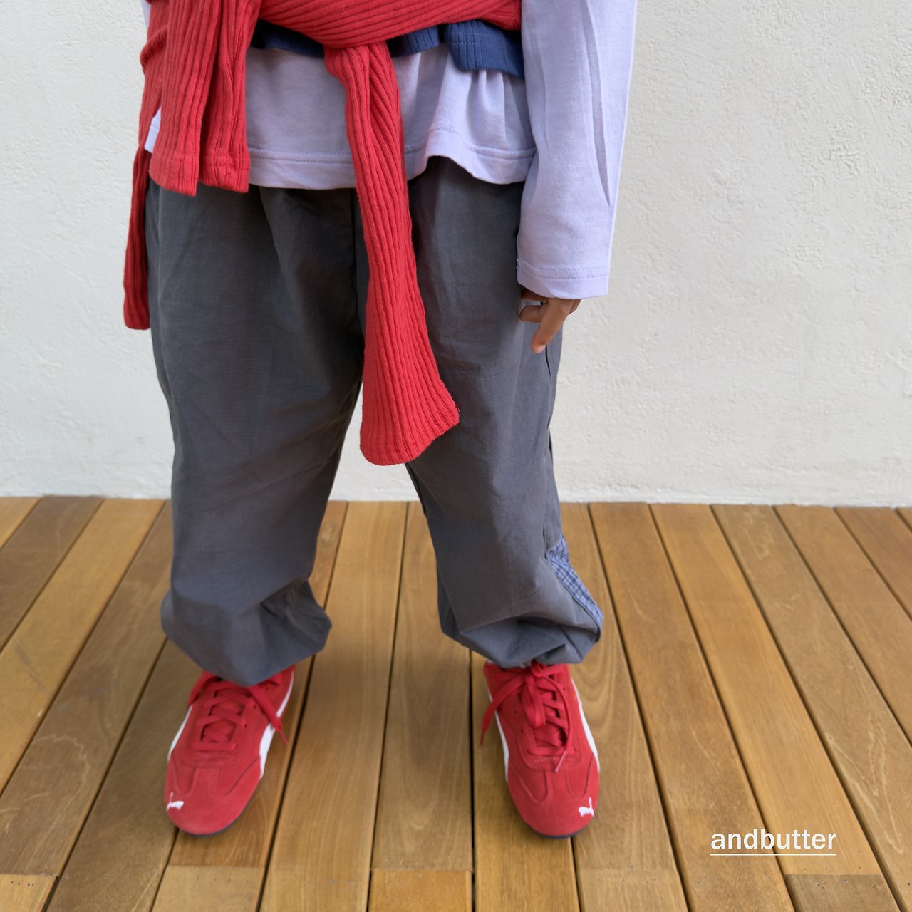 《予約》Side Line Jogger Pants / ANDBUTTER