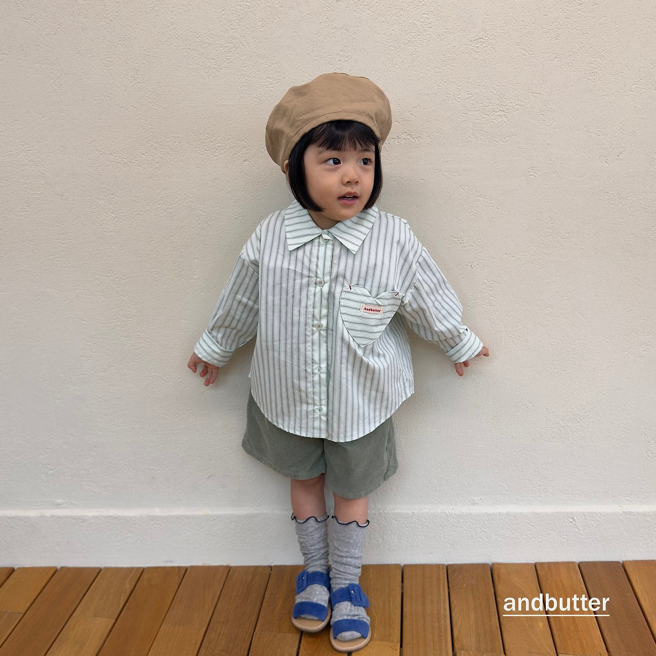 《予約》Reversible Beret / ANDBUTTER