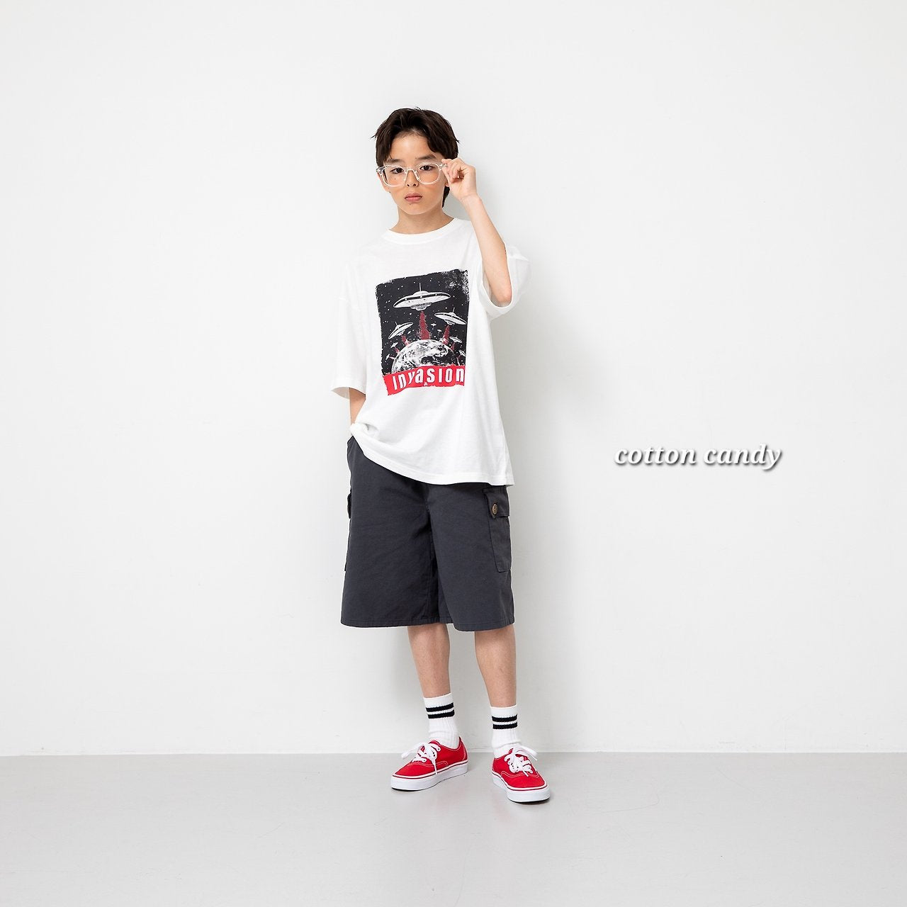 《予約》Button Pants / cotton candy