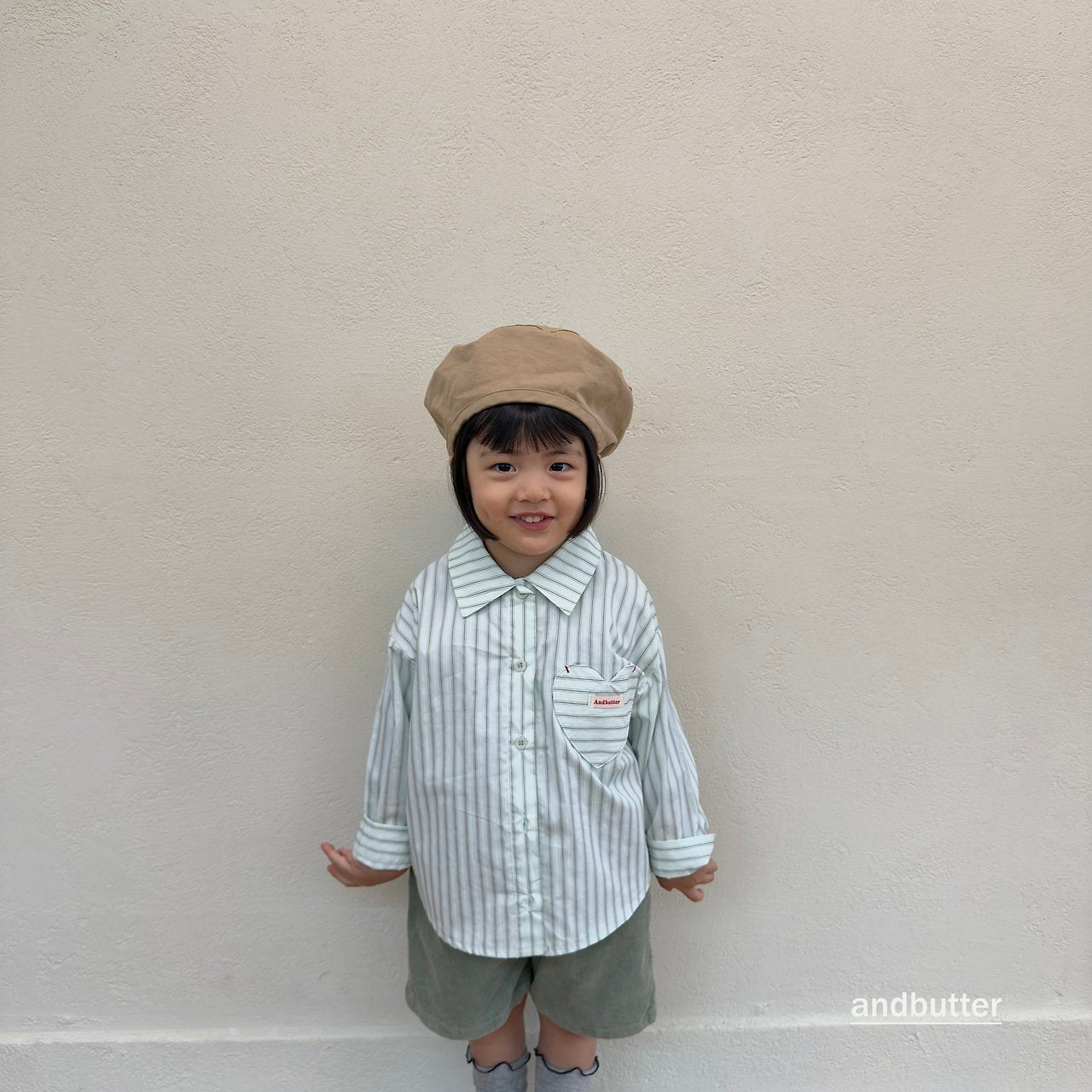 《予約》Reversible Beret / ANDBUTTER