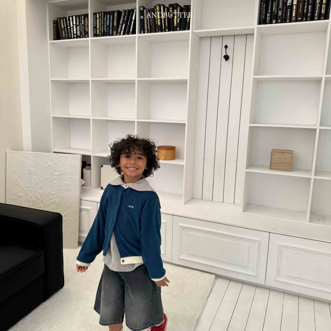 《予約》Two-Tone Terry Cardigan / andbutter