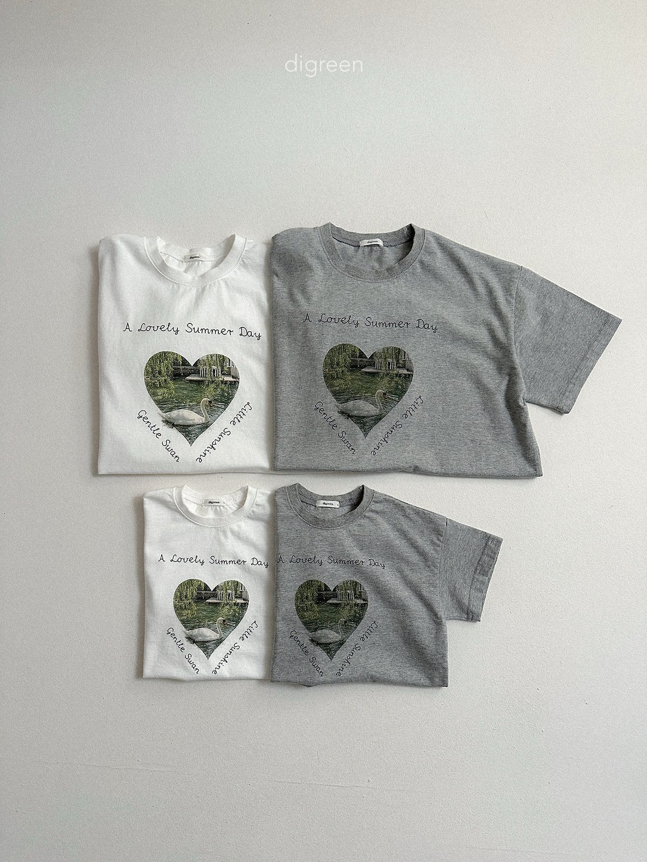 《予約》Pure Swan Tee / digreen (mom)