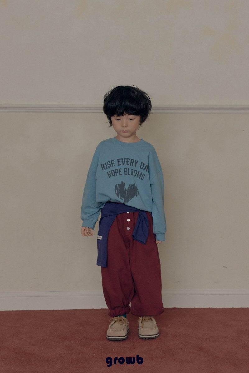 《予約》Button Jogger Pants / GROWB