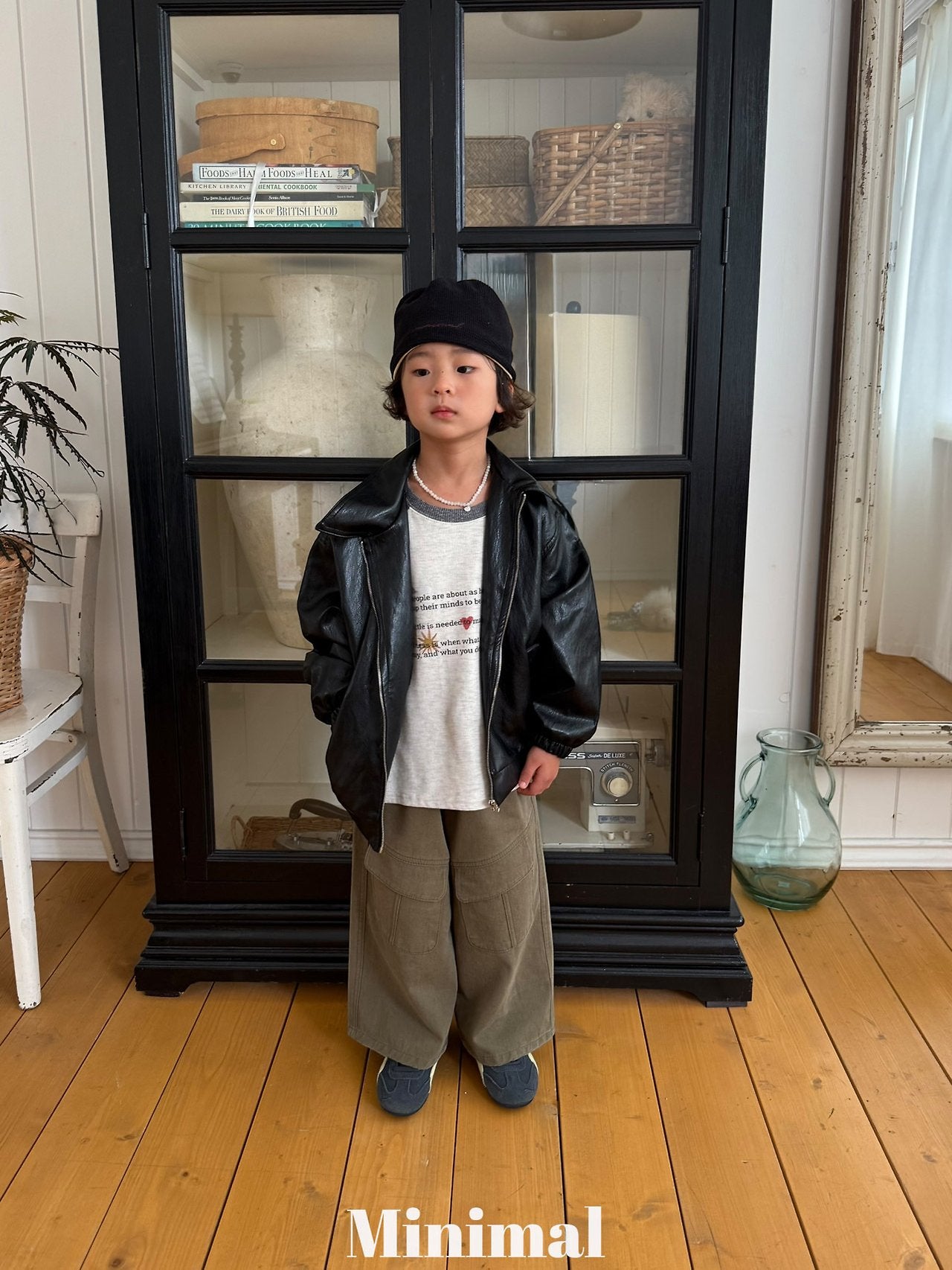 《予約》Soft Leather Zip-Up Jacket / MINIMAL