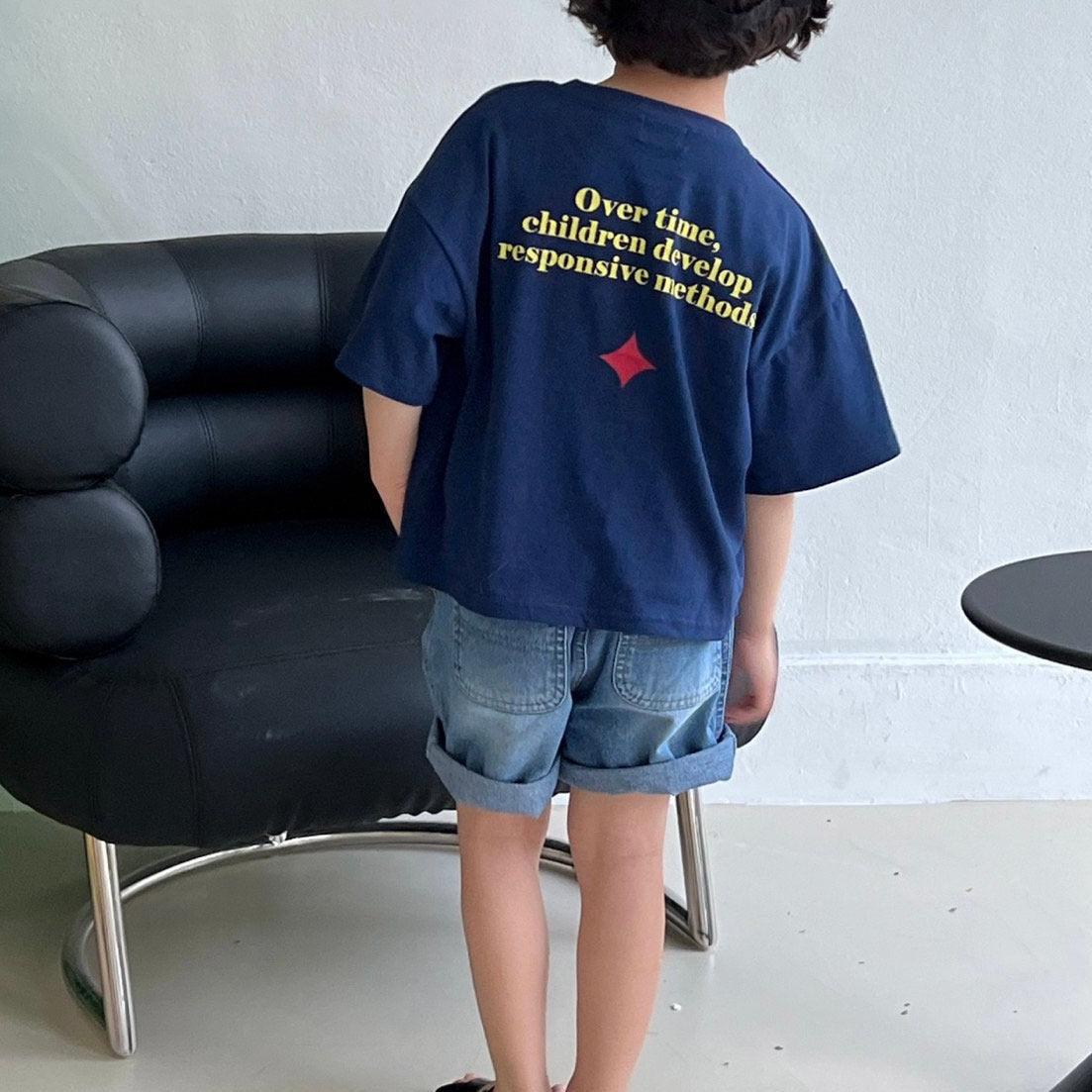 《XL size last 1点》Diamond Tee (navy)