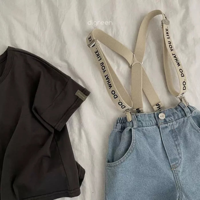 《即納》Lettering suspender