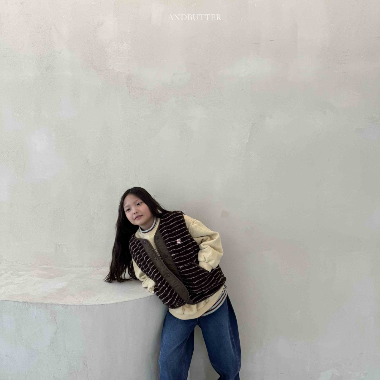 《予約》Reversible ST Dumble Vest / andbutter