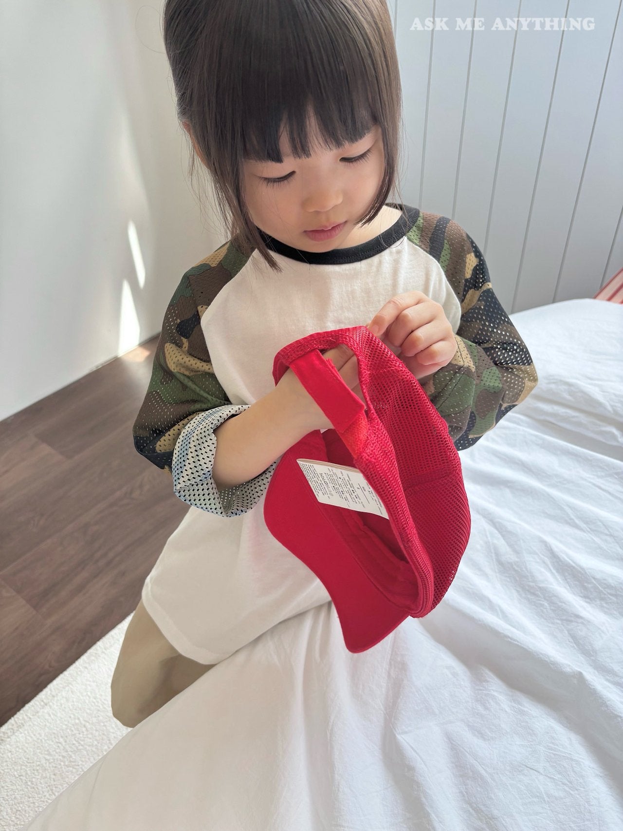 《予約》Camo Mesh T-Shirt / ASK ME ANYTHING