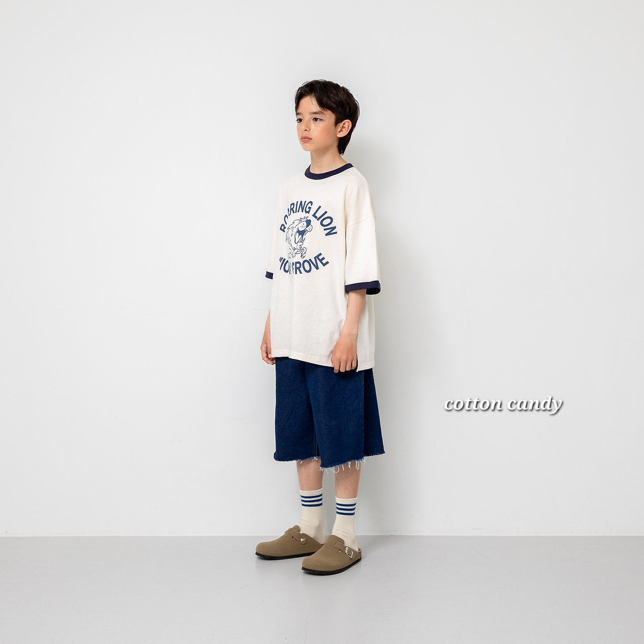 《予約》Lion T-shirt / cotton candy