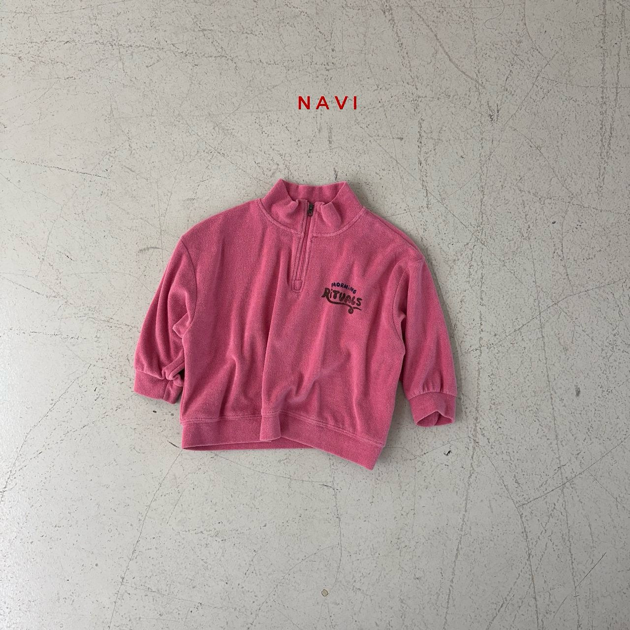 《予約》Morning Half-Zip / navi.