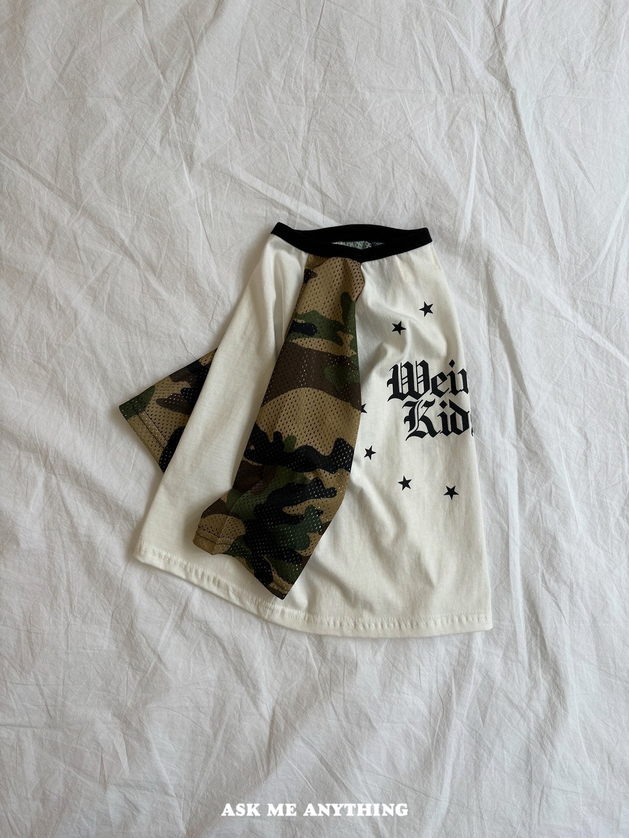 《予約》Camo Mesh T-Shirt / ASK ME ANYTHING