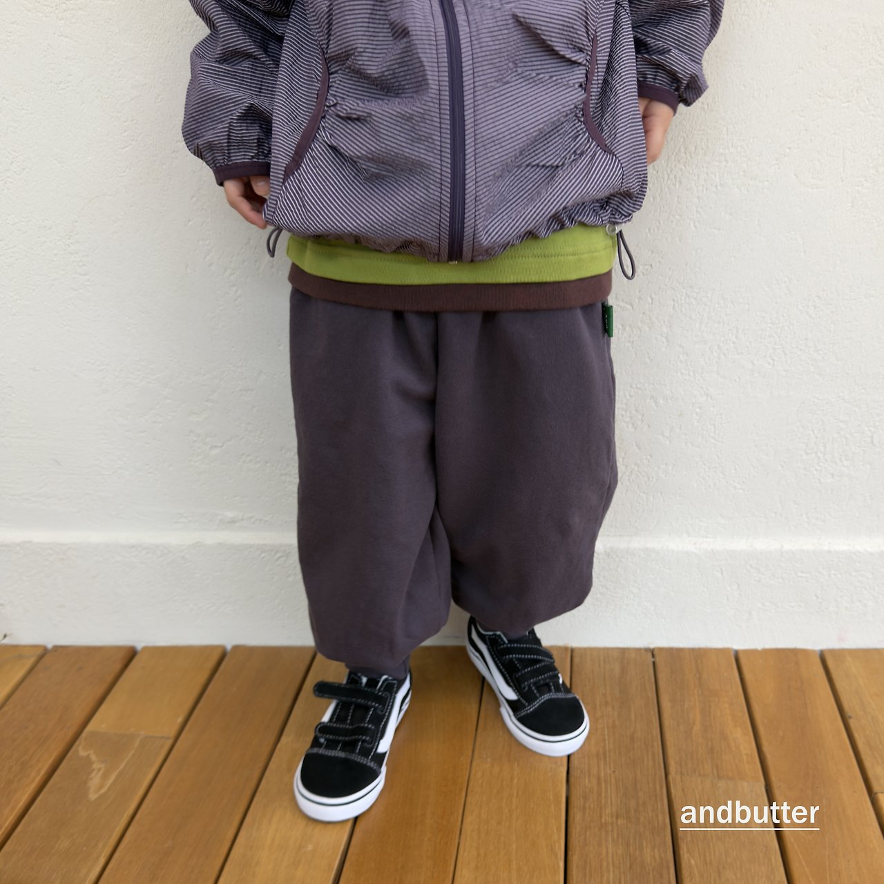 《予約》Rib Jogger Pants / ANDBUTTER