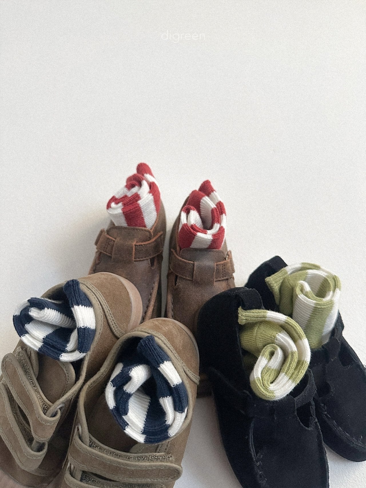 《予約》Minimal Stripe  Socks(Set) / digreen