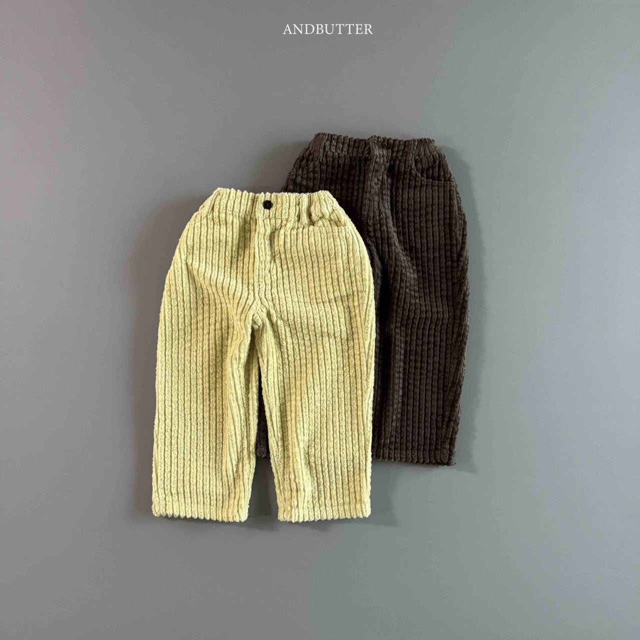 《予約》Puffy Corduroy Pants / andbutter