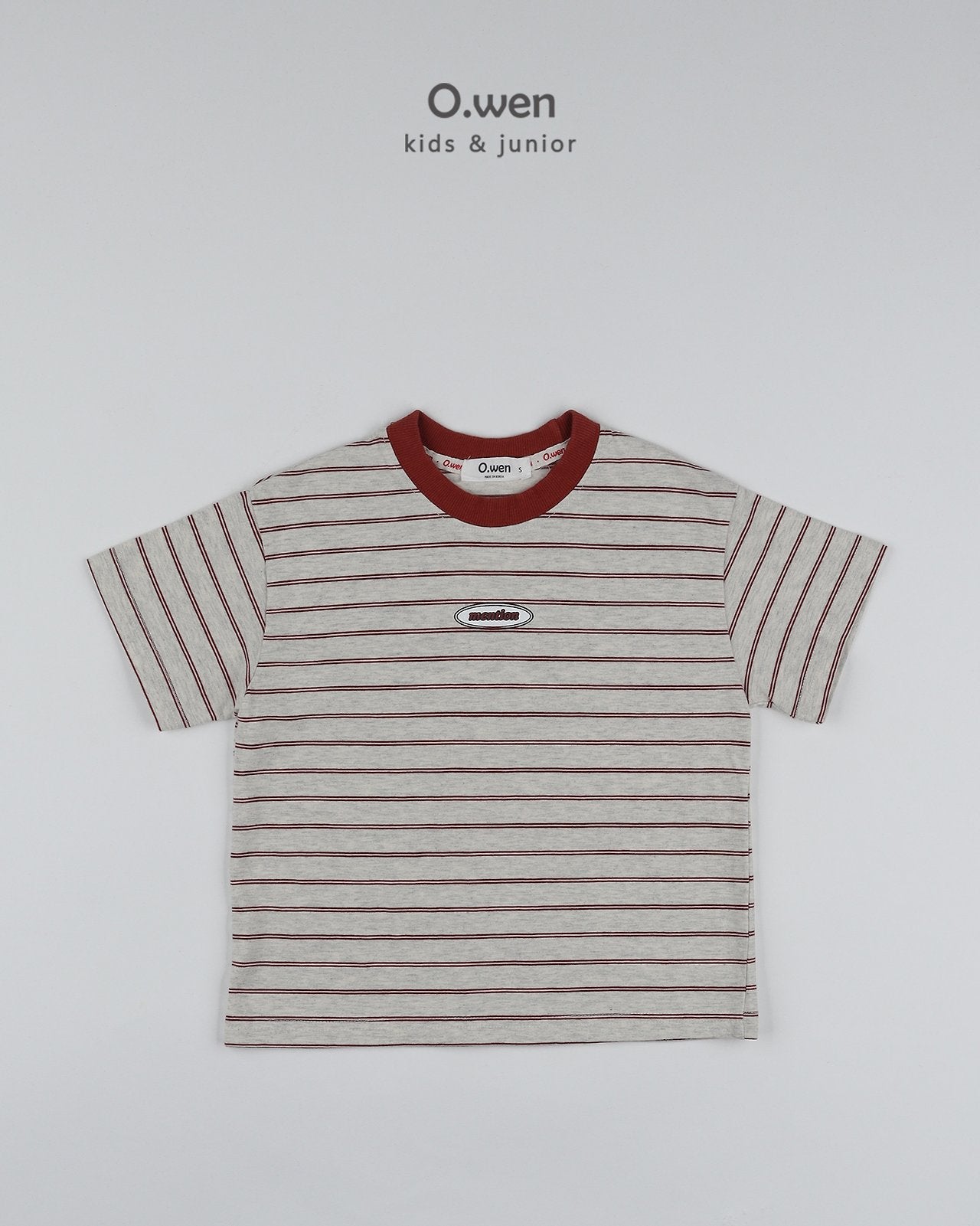 《予約》Mention Stripe Tee / O.wen