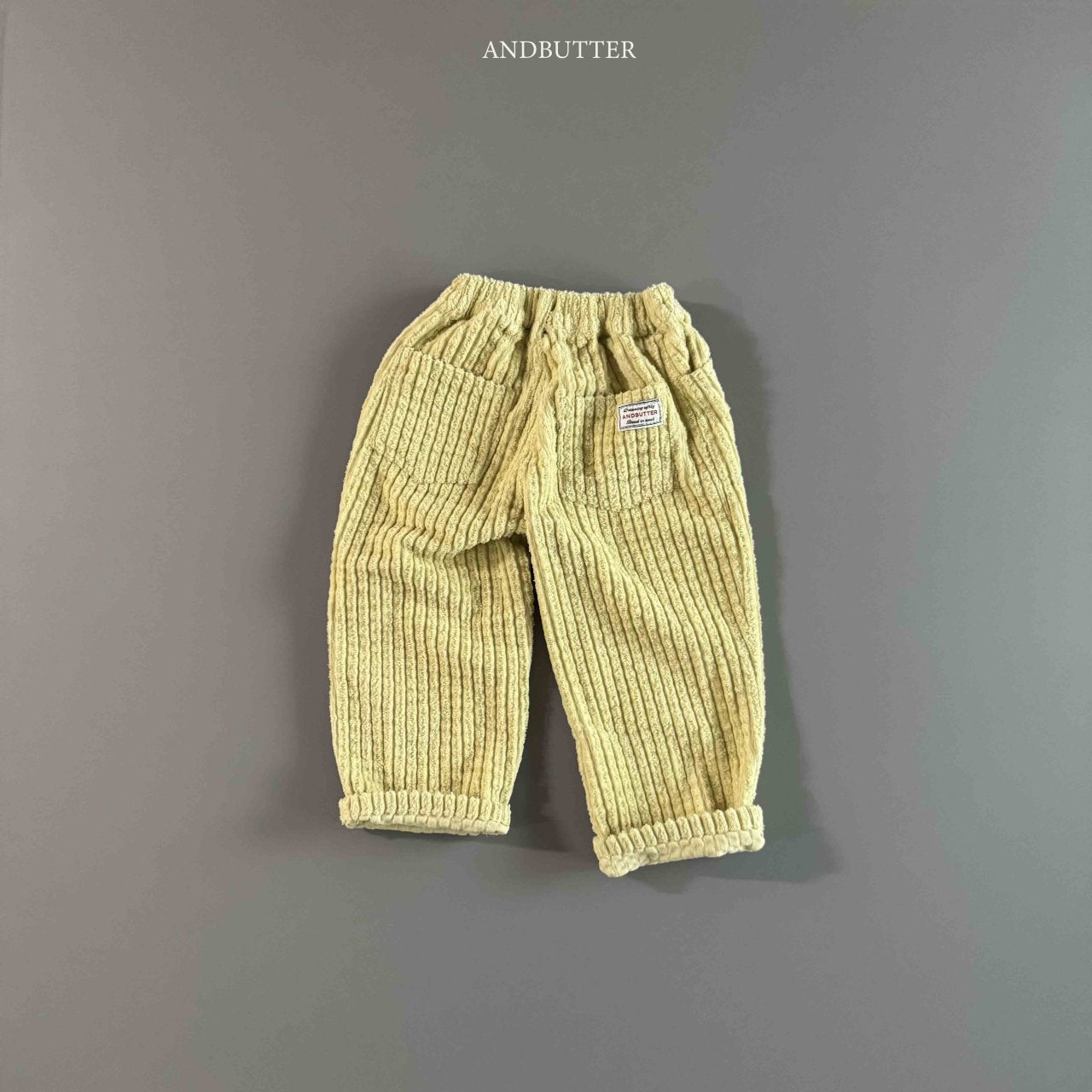 《予約》Puffy Corduroy Pants / andbutter